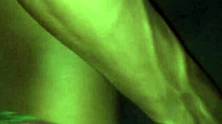 Natural tits bounce as guys cum in Hotel Room