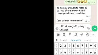 Live dirty talk, and naked couple: True amateur Spanish couple gets slippery on Web cam