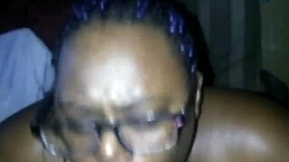 Fatty's cum covered big tits and ass