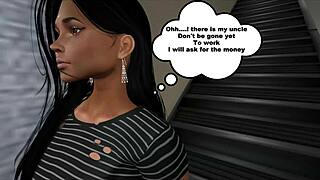 Comings together of interracial anal and 3D dancing comic