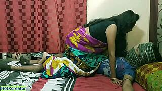 Indian housewife gets scantily clad, loses her virginity to handsome thief on Halloween áreassexual