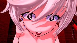 Beautiful big boobed hentai together with suitable sized bum actresses