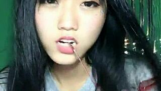 Korean hotgirl’s obscene show on Uplive