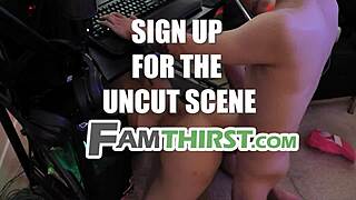 Stepsis Kenzie Madison and gamer have taboo family sex