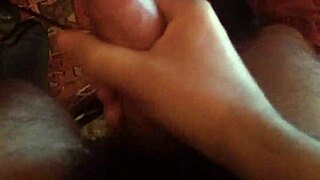 Chilean amateur's big cock cumshot on webcam