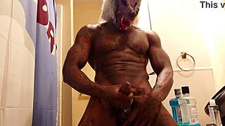 Hallelujah Johnson with a big black cock, all-night cum shower