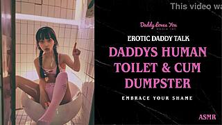 Stepson becomes a piss slave for his daddy