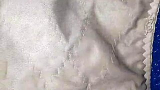 Sudor and leche stains on dirty panties next door