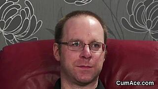 Old slut gets a messy facial in extreme group sex