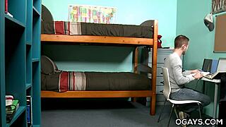 Archer Hart's solo pleasure with gay porn and ass play