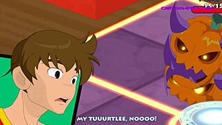 Anime sex with big cock in cartoon animation