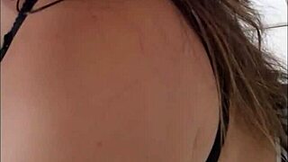 Big tits homemade video with amateur MILF and black cock