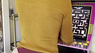 A hardcore anal scene after a cup of coffee