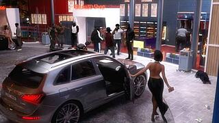 Married woman gets gang banged at gas station in public