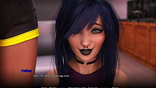 Beautiful anime video with big-boobed blonde and deepthroat action