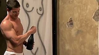 Young blonde finds love in the Playboy mansion in a group session