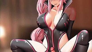 Ginhaha koyanskaya's hot as the hell in this animated porn video