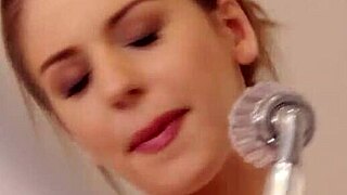 Hot Italian teen gives best blowjob to her neighbor