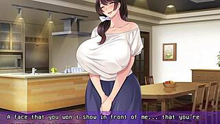 Housewife gets humiliated and fucked by her husband in NTR hentai game