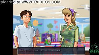 Steamy MILF and aunt action in Summertime Saga episode 45
