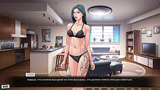 Cartoon porn with hot lesbian action and cunilingus
