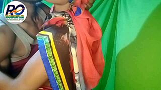 Hot anal scene with aunty in doggy style and dirty talk
