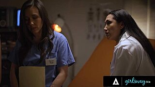 Doctor Vicki Chase and Nurse Sinn Sages in hot action