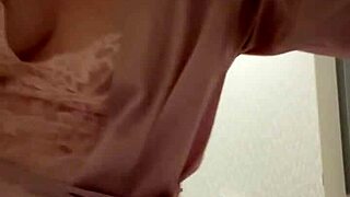 Beautiful brunette gets her big clit rubbed in a compilation video