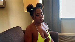 Cheating girlfriend talks on the phone with her boyfriend while getting doggystyle fucked by his best friend