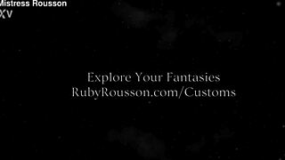 I got oiled up real good by my chaste boyfriend for some hot femdom play, ya know?