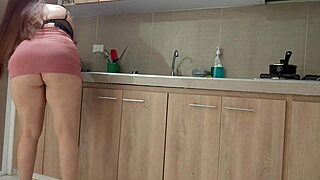 Amateur Footage Of Mother-In-Law In The Kitchen